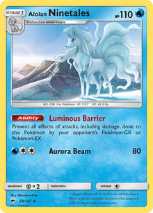 Alolan Ninetales - 28/147 - Rare