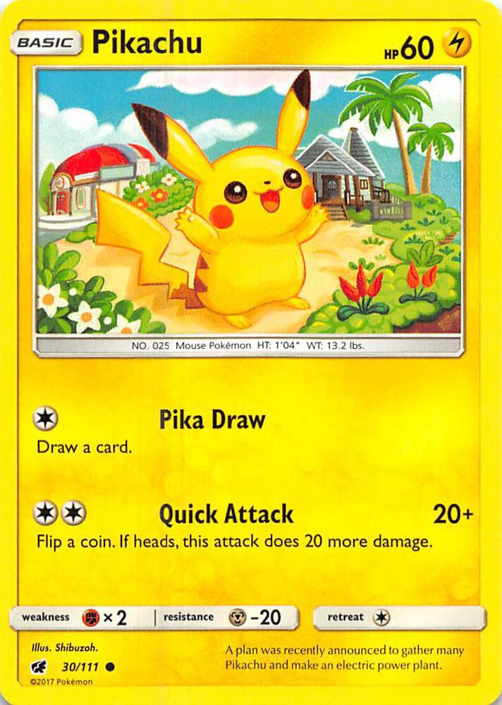 Pikachu - 30/111 - Common
