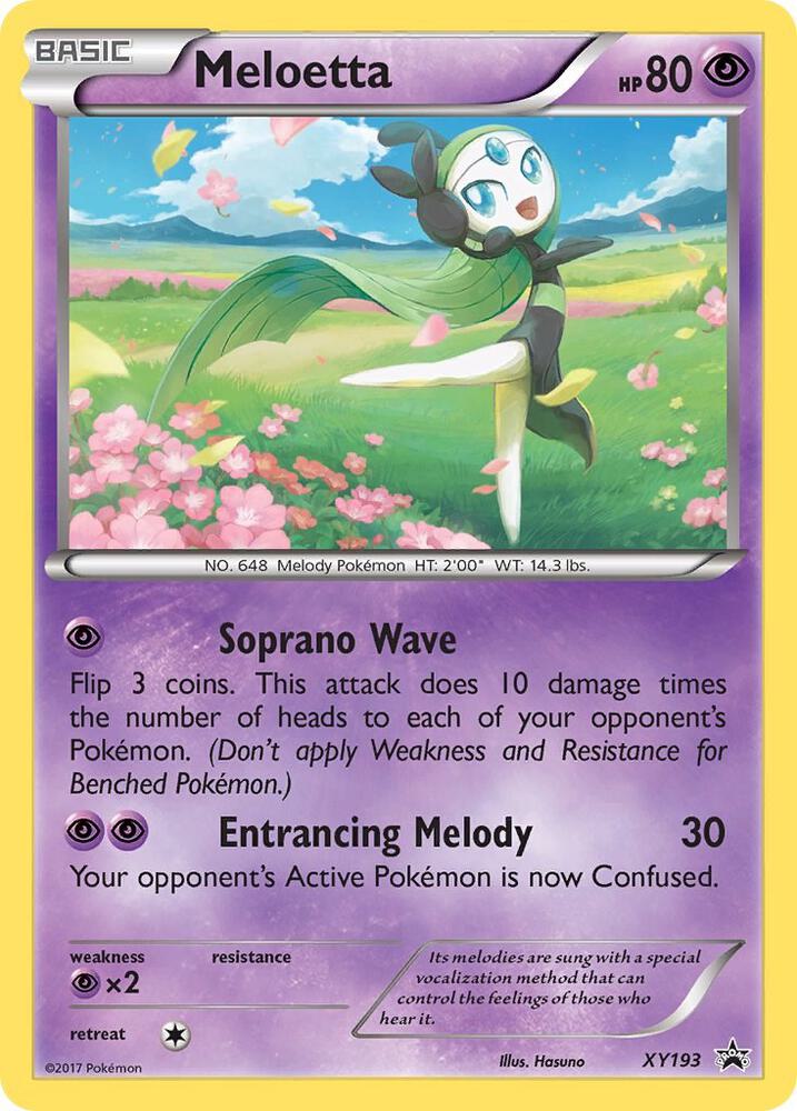 Meloetta - XY193 - XY193 - Promo