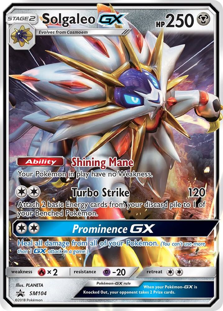 Solgaleo GX - SM104 - SM104 - Promo