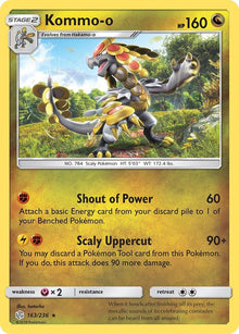 Kommo-o - 163/236 - Holo Rare
