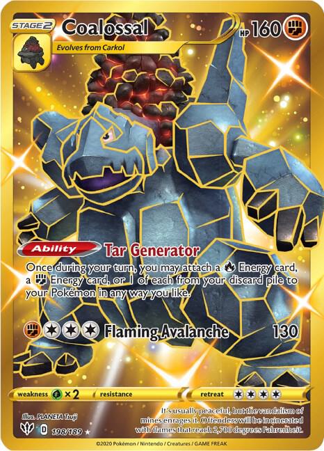 Coalossal (Secret) - 198/189 - Secret Rare