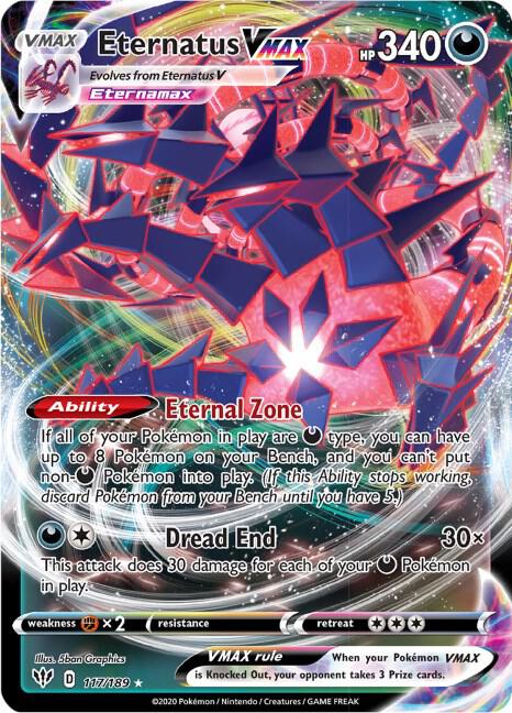 Eternatus VMAX - 117/189 - Ultra Rare