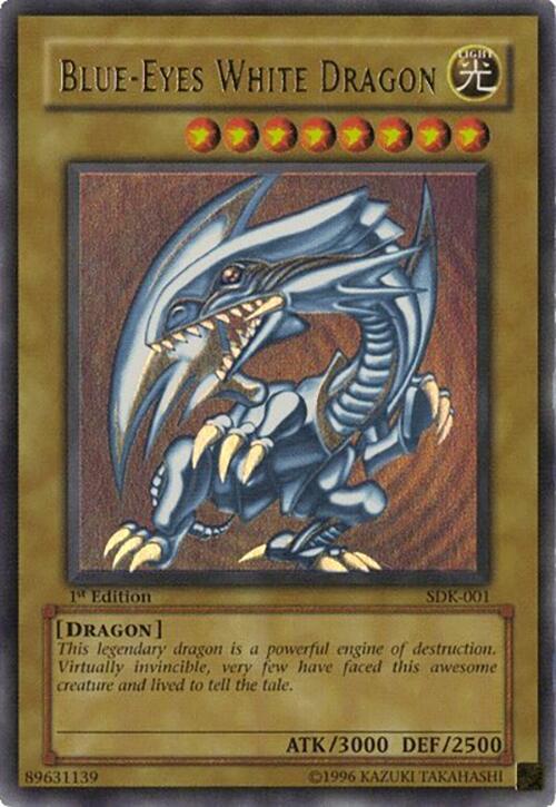 Blue-Eyes White Dragon - SDK-001 - Ultra Rare
