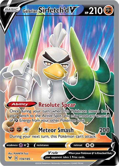 Galarian Sirfetch'd V (Full Art) - 174/185 - Ultra Rare