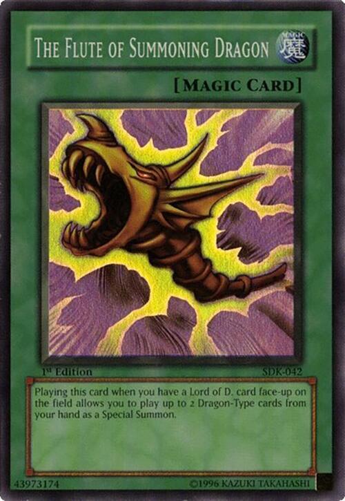 The Flute of Summoning Dragon - SDK-042 - Super Rare