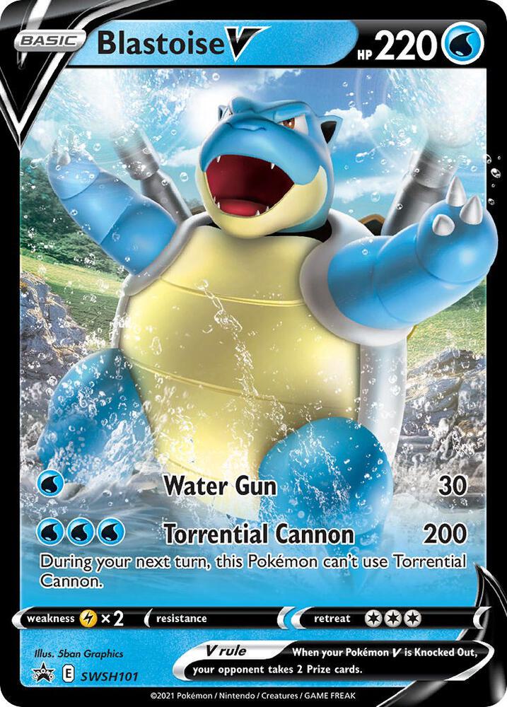 Blastoise V - SWSH101 - SWSH101 - Promo