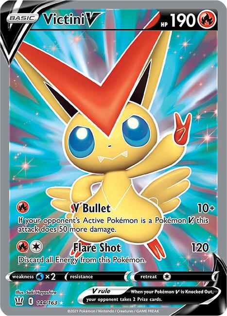 Victini V (Full Art) - 144/163 - Ultra Rare