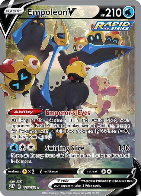 Empoleon V (Alternate Full Art) - 146/163 - Ultra Rare