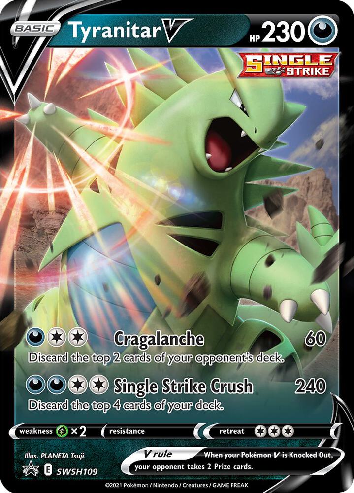 Tyranitar V - SWSH109 - SWSH109 - Promo