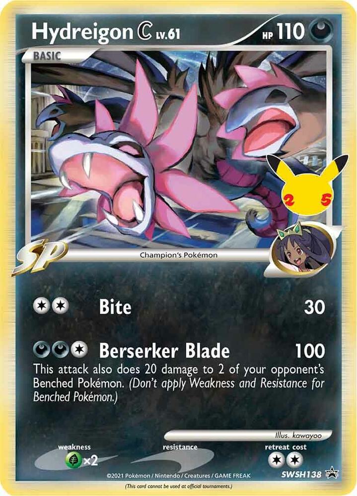 Hydreigon C lv.61 - SWSH138 - SWSH138 - Promo