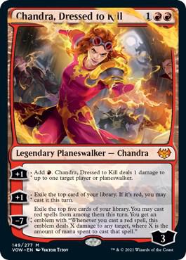 Chandra, Dressed to Kill - 149 - Mythic