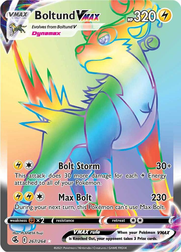 Boltund VMAX (Secret) - 267/264 - Secret Rare