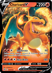 Charizard V - 017/172 - Ultra Rare