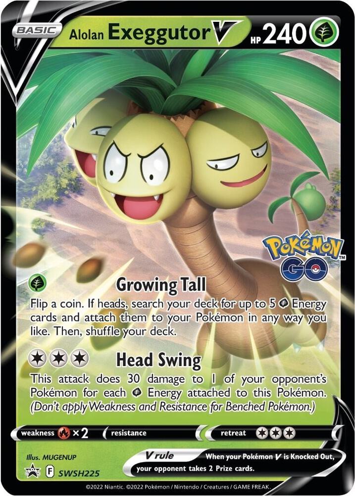 Alolan Exeggutor V - SWSH225 - SWSH225 - Promo