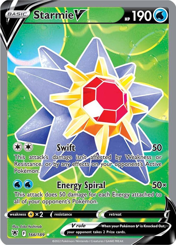 Starmie V (Full Art) - 166/189 - Ultra Rare