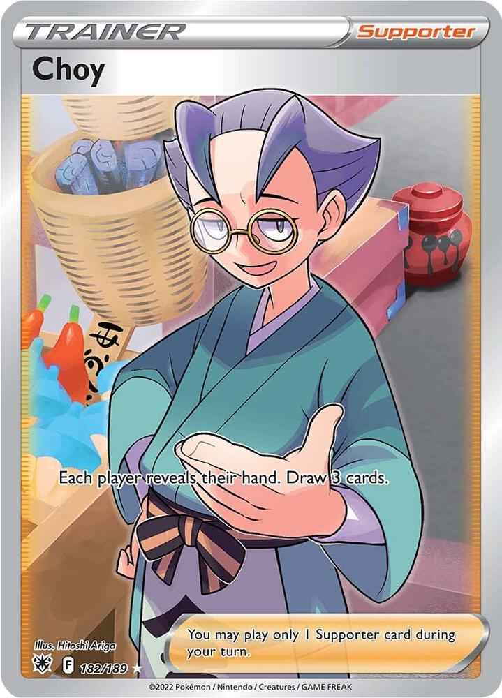 Choy (Full Art) - 182/189 - Ultra Rare