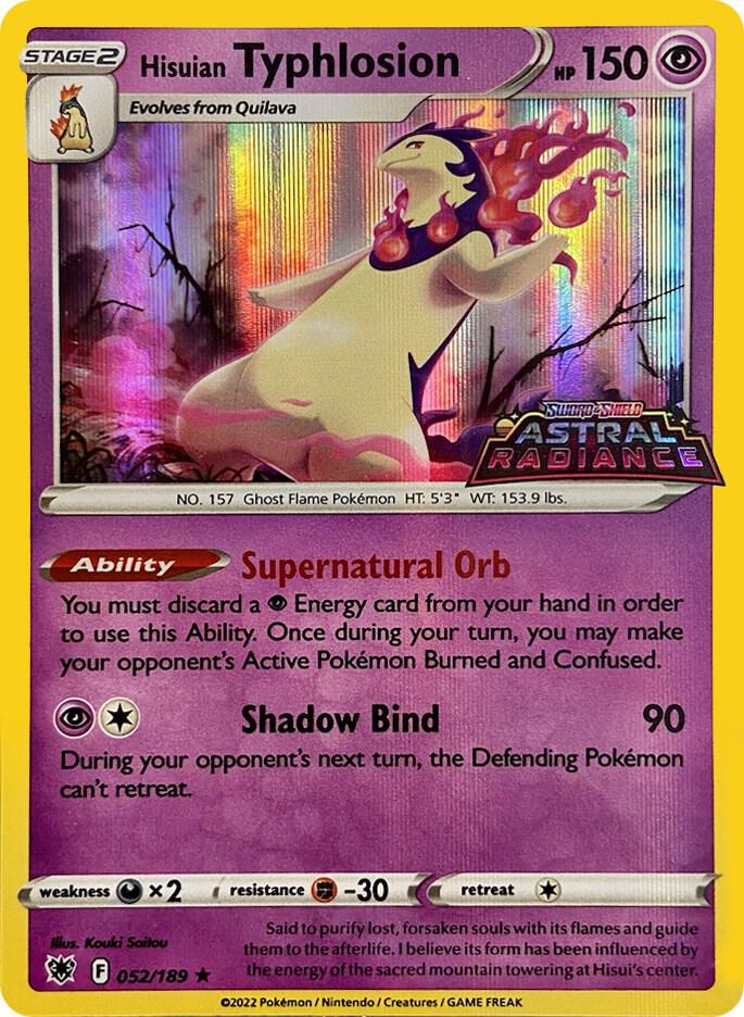 Hisuian Typhlosion - 052/189 - Promo (GameStop Exclusive)