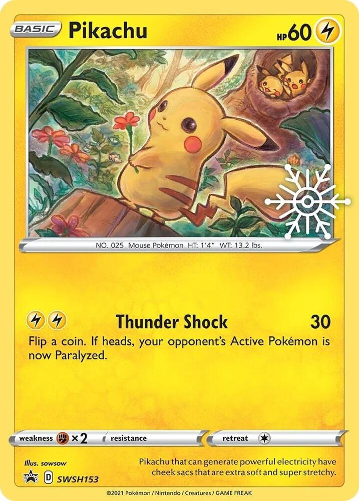 Pikachu - SWSH153 (Holiday Calendar) - SWSH153 - Promo