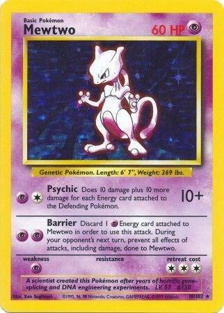 Mewtwo - 010/102 - Holo Rare