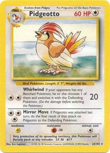 Pidgeotto - 022/102 - Rare
