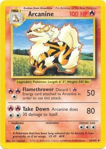 Arcanine - 023/102 - Uncommon