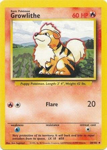 Growlithe - 028/102 - Uncommon