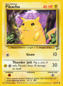 Pikachu - 087/130 - Common