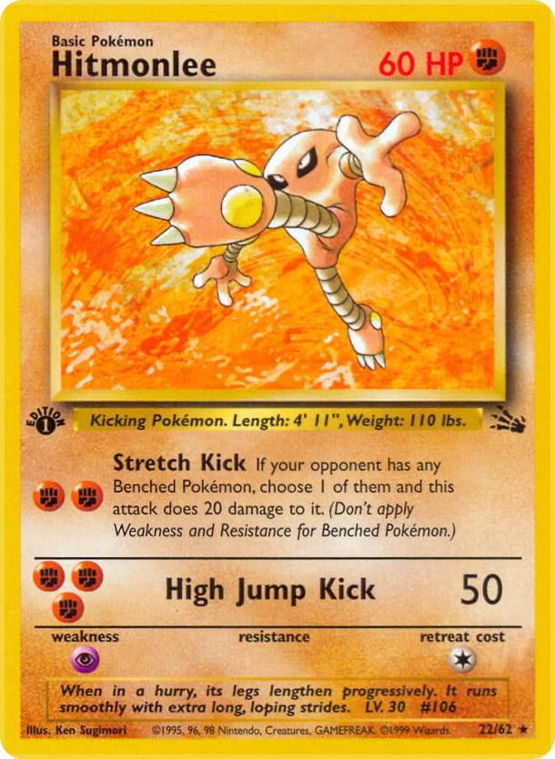 Hitmonlee (22) - 22/62 - Rare