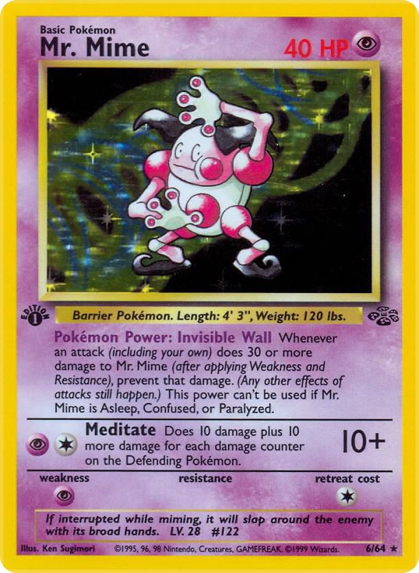Mr. Mime (6) - 06/64 - Holo Rare