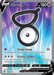 Unown V (Full Art) - 176/195 - Ultra Rare