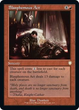 Blasphemous Act (Retro Frame) - 113 - Rare