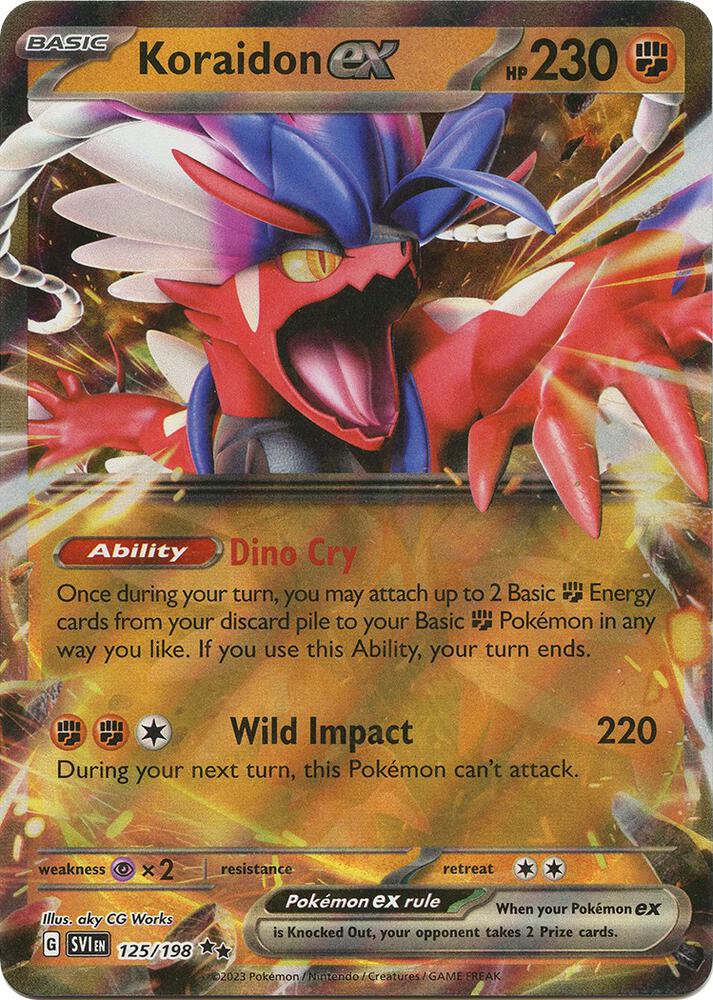 Koraidon ex - 125/198 - Double Rare
