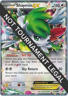 Shaymin EX - 77/108 - Ultra Rare (Rowan Stavenow)
