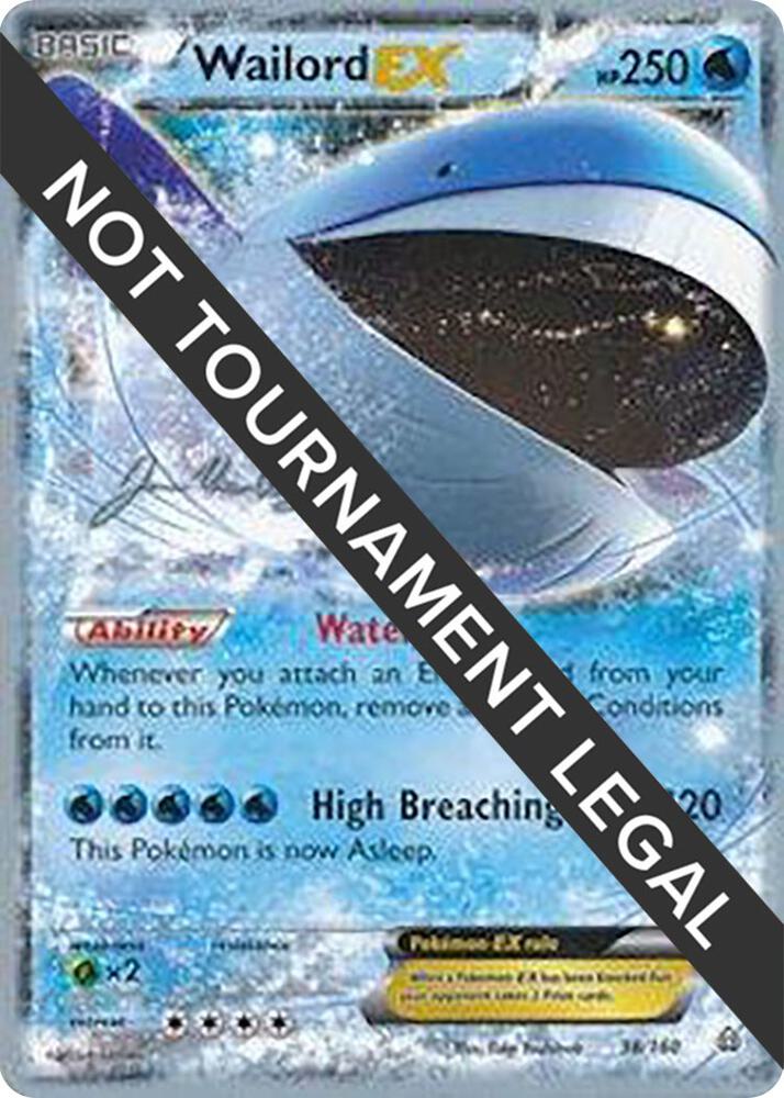 Wailord EX - 38/160 - Ultra Rare (Jacob Van Wagner)