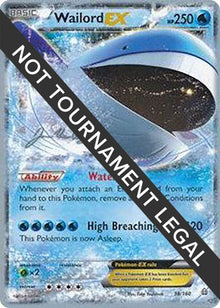 Wailord EX - 38/160 - Ultra Rare (Jacob Van Wagner)