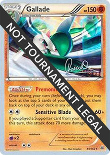 Gallade - 84/162 - Rare (Diego Cassiraga)