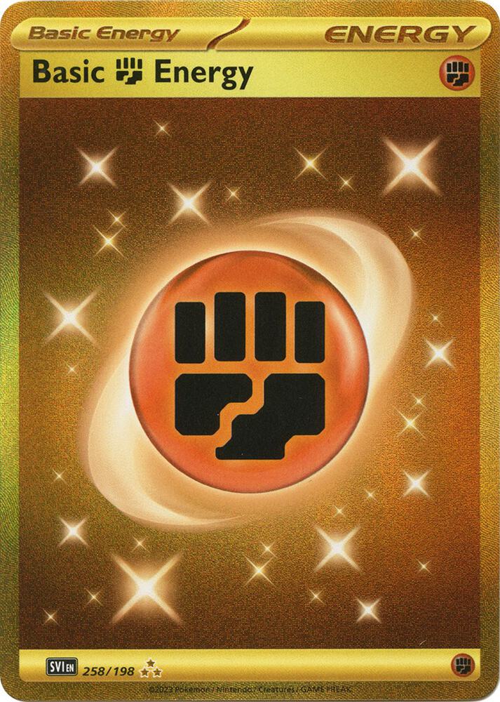 Basic Fighting Energy - 258/198 - Hyper Rare
