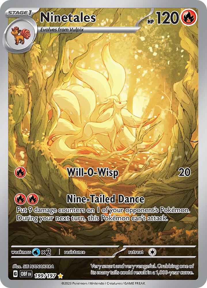 Ninetales -199/197 - 199/197 - Illustration Rare