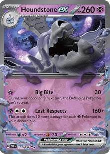 Houndstone ex - 102/197 - Double Rare