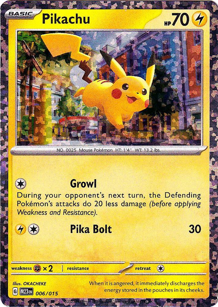 Pikachu - 006/015 - Promo