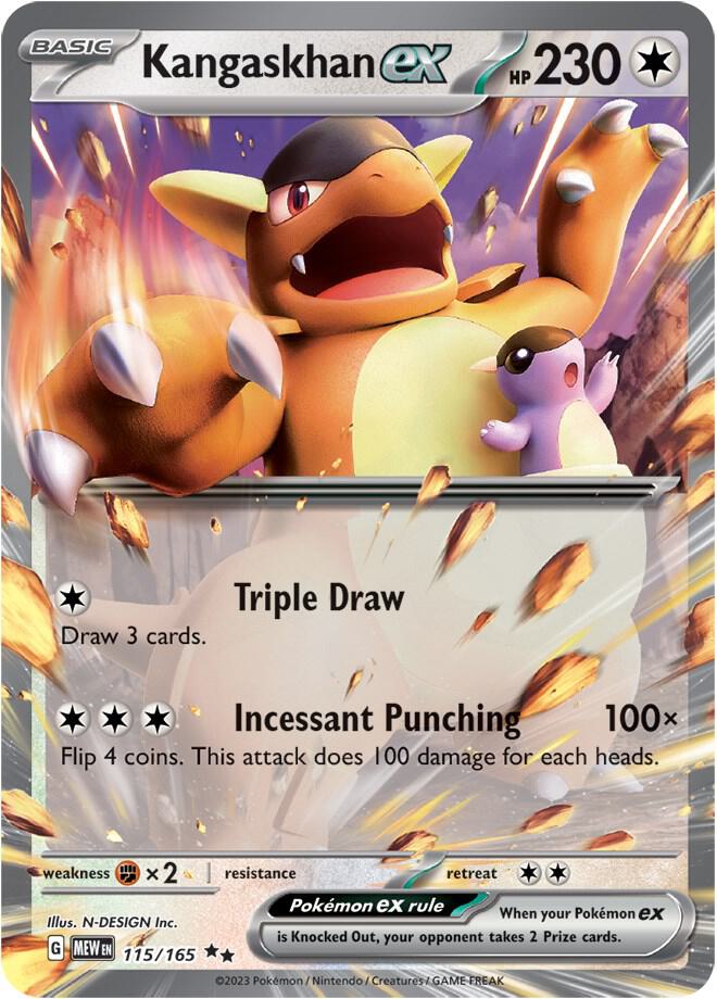 Kangaskhan ex - 115/165 - Double Rare