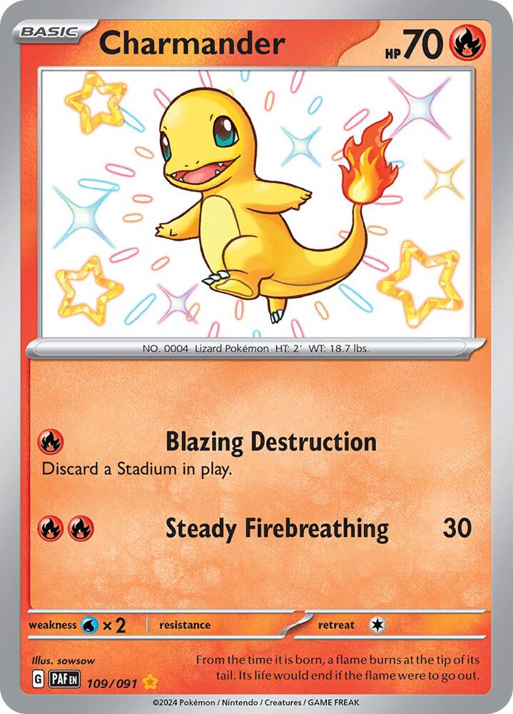 Charmander - 109/091 - Shiny Rare