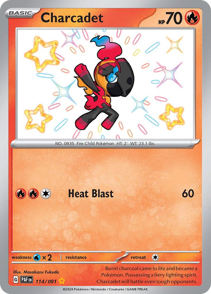 Charcadet - 114/091 - Shiny Rare