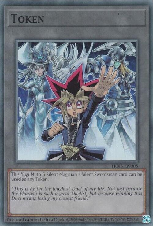 Token: Yugi Muto and Silent Magician and Silent Swordsman - TKN5-EN005 - Super Rare