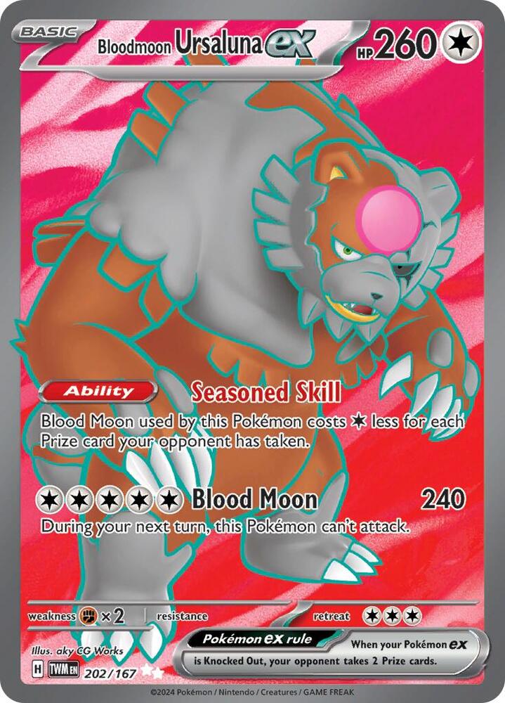 Bloodmoon Ursaluna ex - 202/167 - Ultra Rare