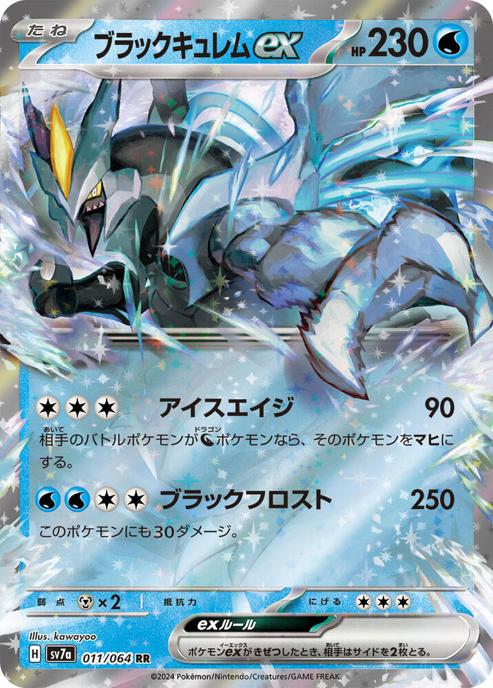 Black Kyurem ex - 011/064 - Double Rare