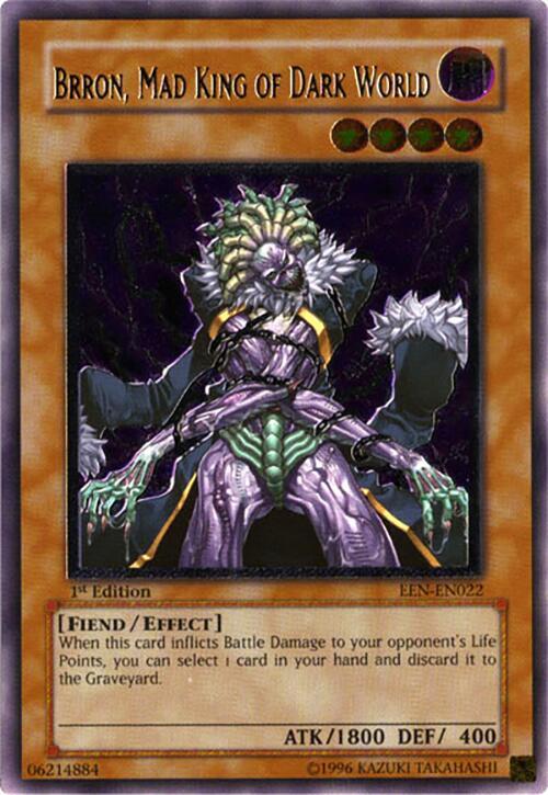 Brron, Mad King of Dark World (UTR) - EEN-EN022 - Ultimate Rare