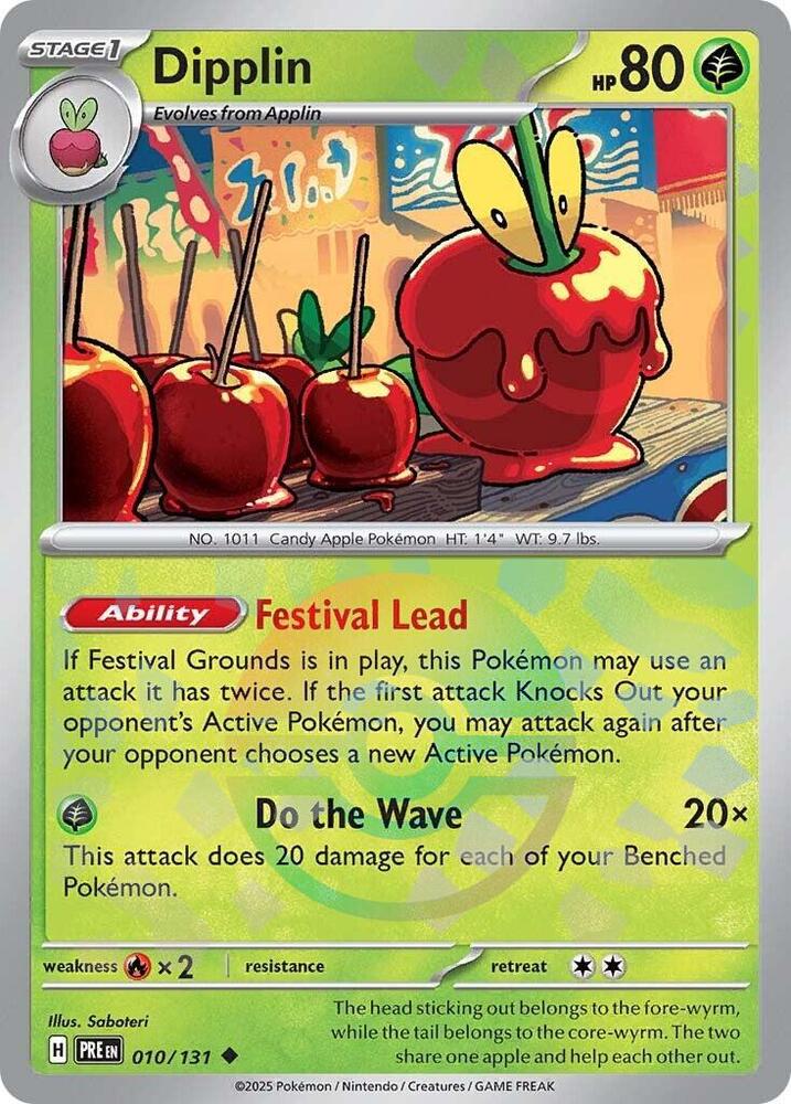 Dipplin (Poke Ball Pattern) - 010/131 - Uncommon