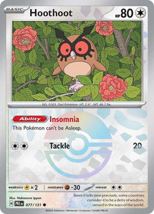 Hoothoot (Poke Ball Pattern) - 077/131 - Common